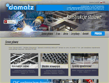 Tablet Screenshot of damatz.pl